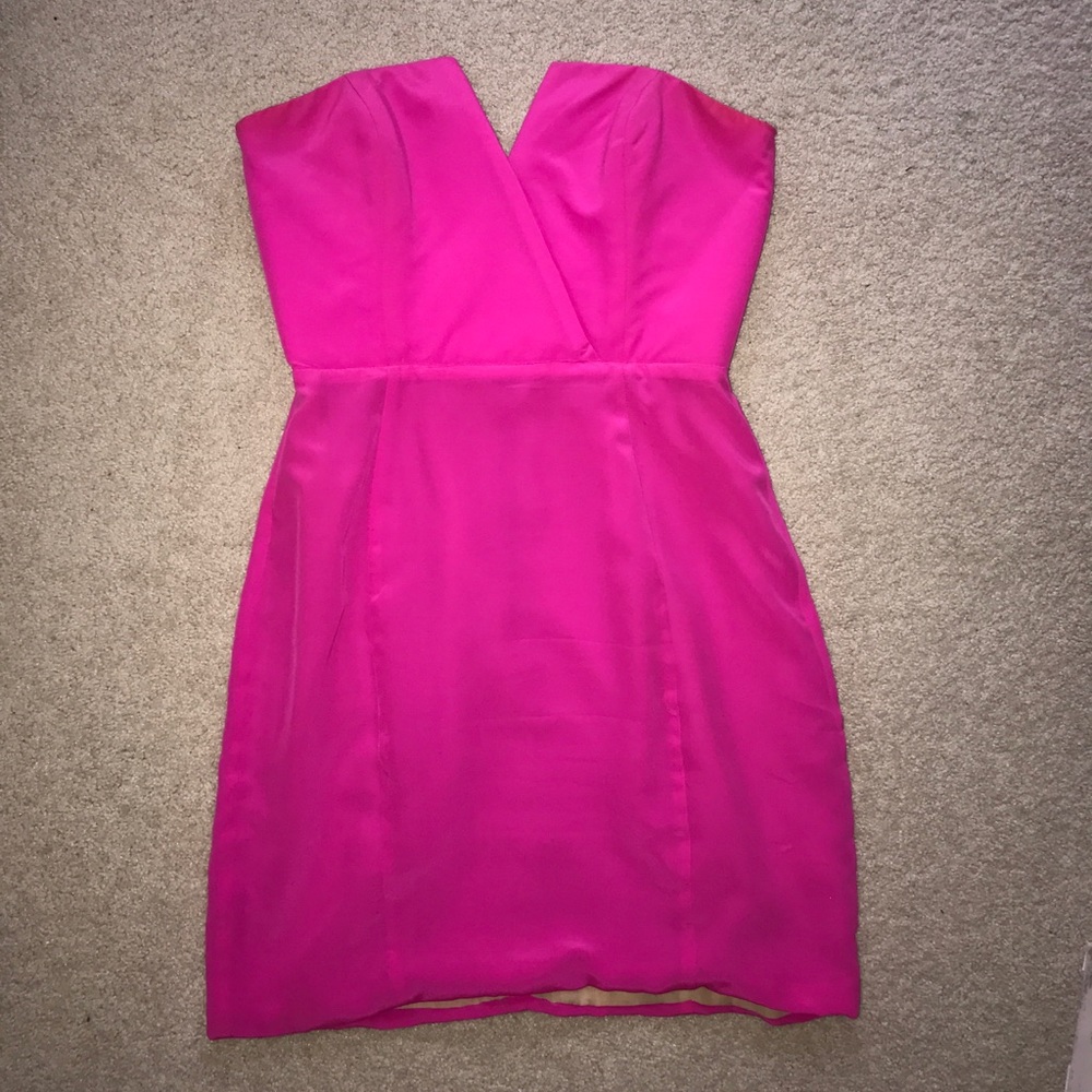 Hot pink naven dress from revolve